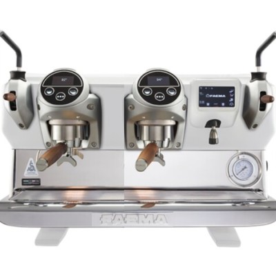 Faema E71 E A/2 Tam Otomatik Espresso Kahve Makinesi, 2 Gruplu, White Gold