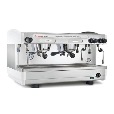 Faema E98 UP S/2 Yarı Otomatik Espresso Kahve Makinesi, 2 Gruplu, Beyaz